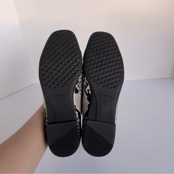 Aerosoles - Snake Pattern Ballet Flat Slip On - Multi Natural Snake. Size: 6 US. - Picture 5 of 15